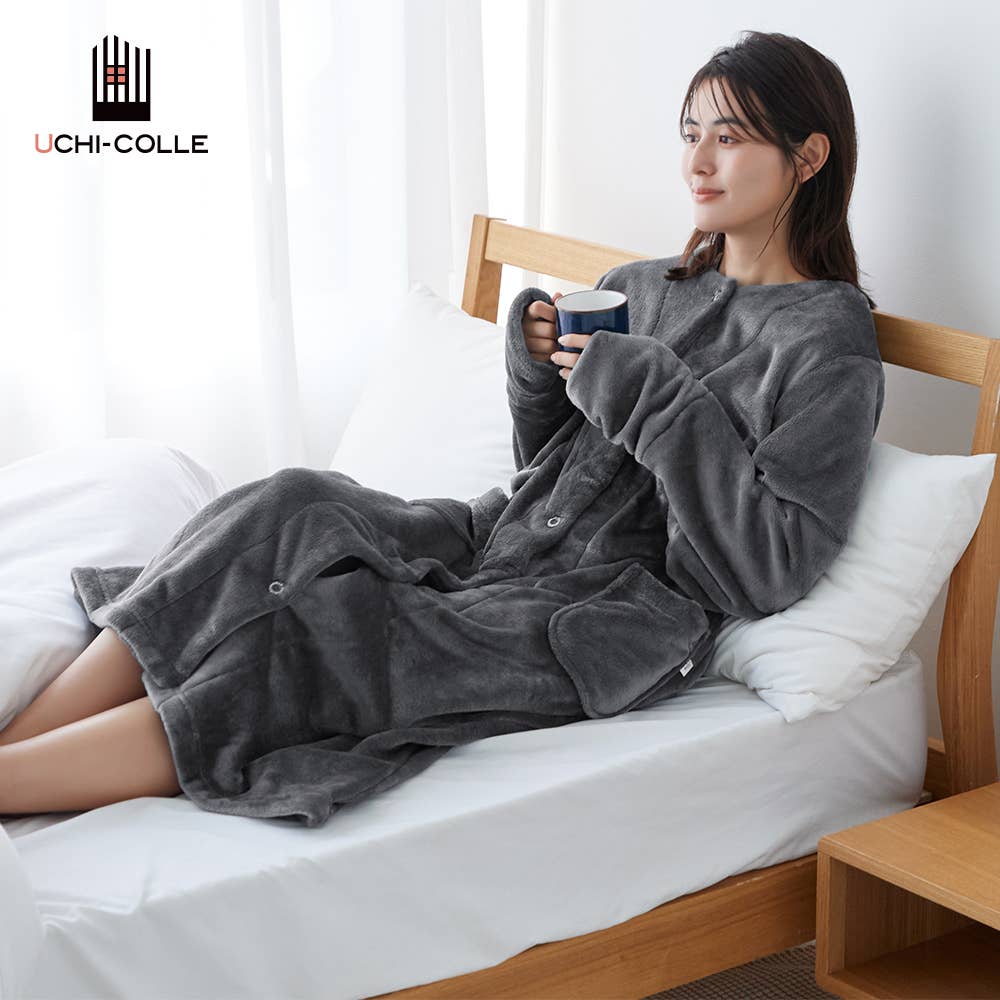 【垂肩】 可穿毛毯起絨